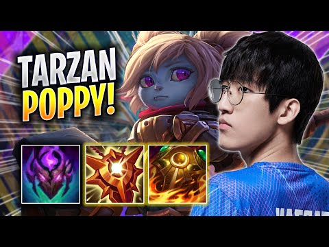 TARZAN TRIES NEW POPPY BUILD! - LNG Tarzan Plays Poppy JUNGLE vs Maokai! | Season 2023