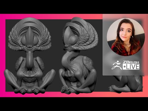 Creature & Character Concept Sculpting - Ashley A. Adams "A_Cubed" - ZBrush 2022