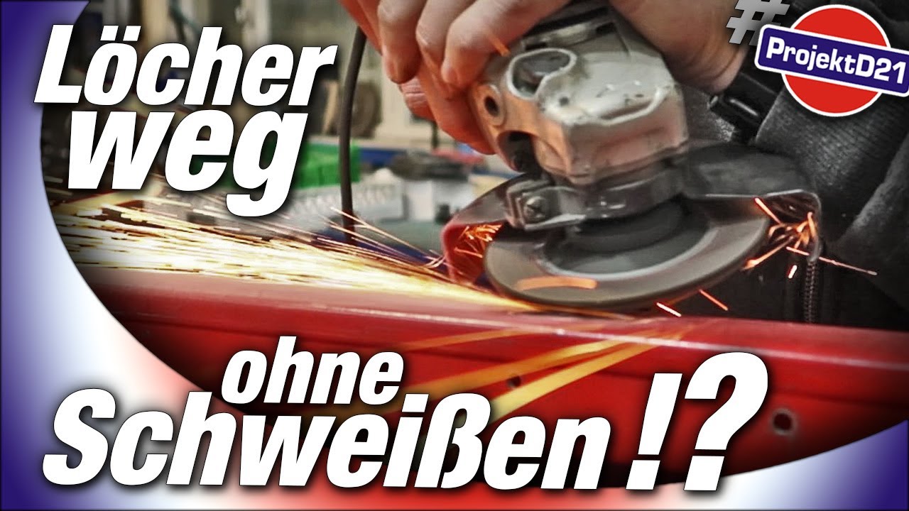 Ohne Schweißen Löcher im Blech verschließen | BedDancer | ProjektD21 | WEST-BERLIN-CUSTOMS