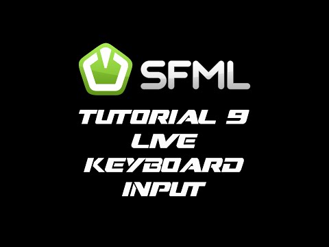SFML 2 1 Tutorial 9 Live Keyboard Input