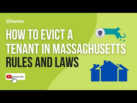 How to Evict a Tenant In Massachusetts