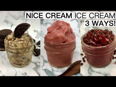 NICE CREAM ICE CREAM RECIPE HEALTHY AND EASY