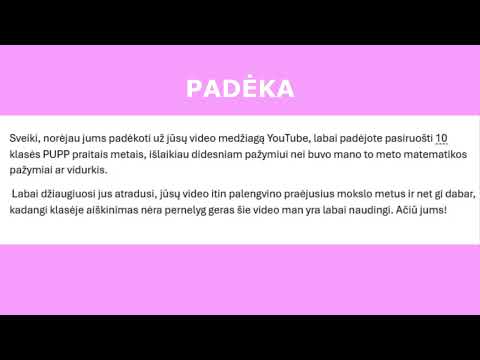 Padėka