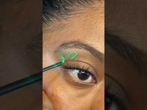 DELINEADO VERDE | por Sara Gomes #shorts #delineado