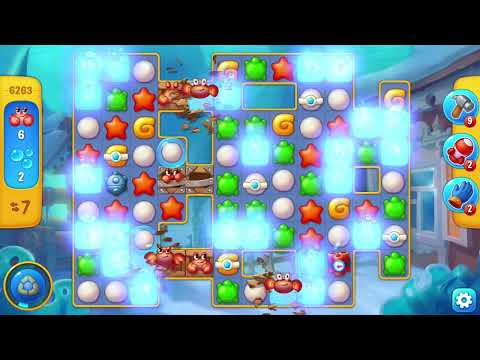 [FISHDOM Walkthrough] Level 6263 Hard (Qua màn - Fishdom)