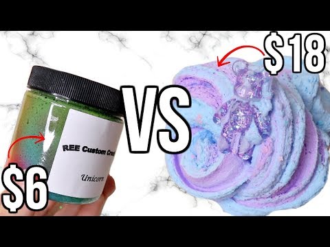 CHEAP VS EXPENSIVE SLIME SHOP REVIEW!