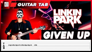?LINKIN PARK?[ Given Up ] cover by Masuka | LESSON | GUITAR TAB