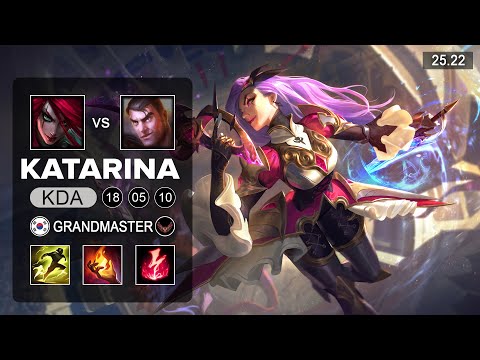 Katarina vs Jayce Mid - KR Challenger - Patch 25.22 Season 15