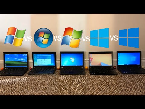Windows XP vs Vista vs 7 vs 8.1 vs 10 | Speed Test