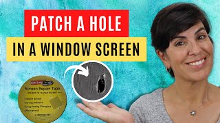 How To Patch a Hole in a Window Screen (EASY and AFFORDABLE)