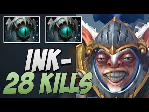 Ink Meepo with AMAZING 28 KILLS in 7.20 | Dota Gameplay