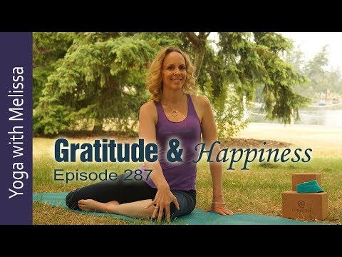Gratitude Series | Gratitude & Happiness | 50 min Intermediate Hatha Yoga | Yoga with Melissa 287