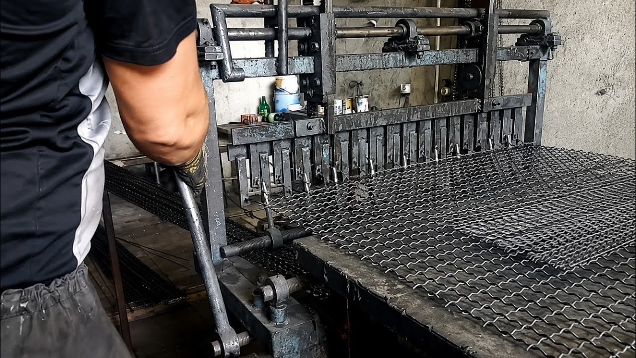 Innovative Machine For making Crimped Wire Mesh / How Is Made