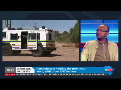 We get reaction from Political analyst on Mahikeng Protests