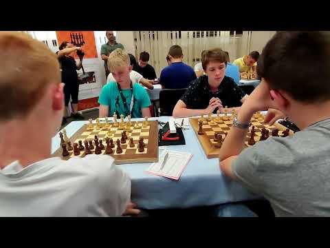 1.kolo MSR mládeže 2021, pohľad do hracej sály |Bratislavská šachová akadémia|