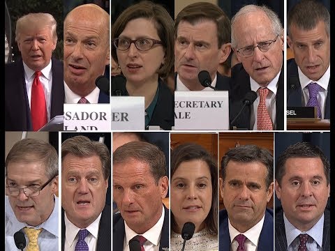 GOP lawmakers ask Gordon Sondland, Laura Cooper & David Hale questions in Trump impeachment hearing