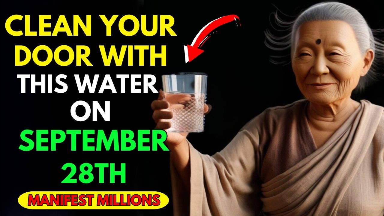 Clean Your Door with THIS WATER on September 24th and ATTRACT A LOT OF MONEY | Buddhist Teachings