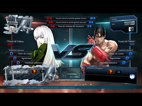 L7 101_3 Lili Rochefort ( Uchiha x24 )VS (DAVION) Jin Kazama - Tekken 7 Online PC sin grafica