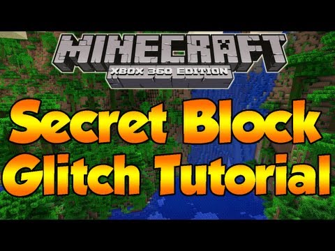 Minecraft Xbox360 - SECRET BLOCK SIDEWAYS LOGS GLITCH (How To) [Tu12]