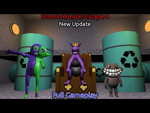 School Monster Escape 4 New Update Full Gameplay - Garten Of Banban 4 Android Game