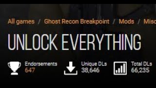 How to Install Pre 20 Sep Patch & Unlock Everything  -Ghost Recon Breakpoint
