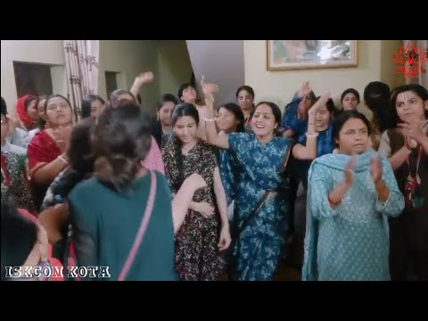 Feast Program ISKCON Kota || हरि कीर्तन पर भक्तों ने किया नृत्य || Wonderful Kirtan Dance