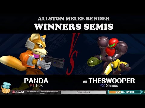 The Allston Melee Bender - Panda (Fox) vs VIL |  TheSWOOPER (Samus) - Winners Semis