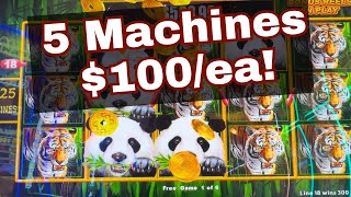 $100 per machine bankroll at Meskwaki – BIG WIN on Just $5!