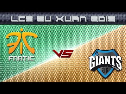 [07.02.2015] FNC vs GIA [LCS EU XUÂN 2015]