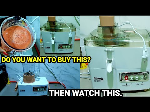 UN-BOXING AND TEST RUN OF PYRAMID 4 IN 1 BLENDER.