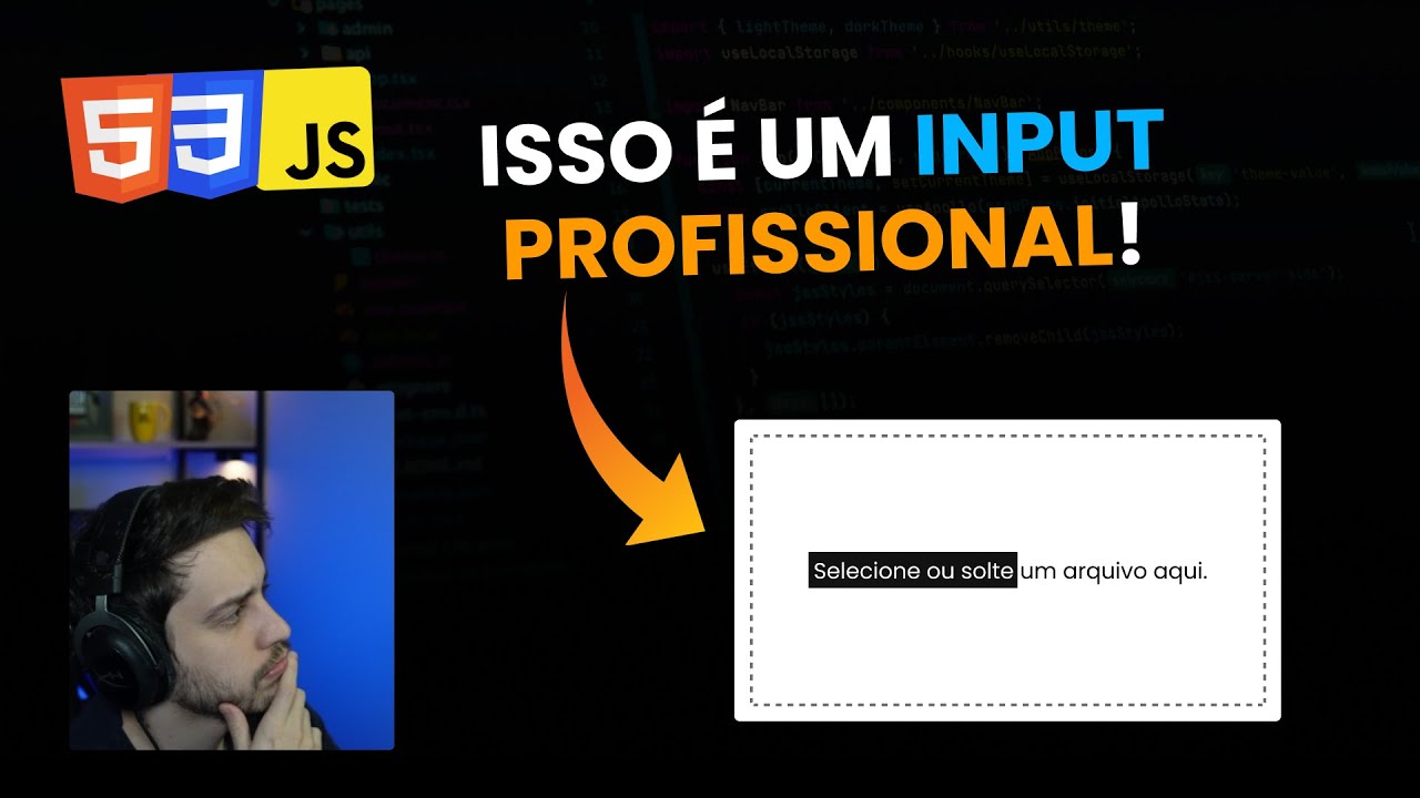 Input Files de forma fácil com HTML e JavaScript 🔥