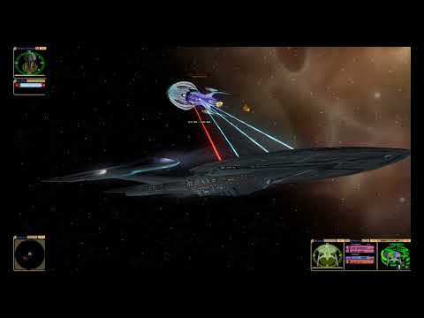 Star Trek Bridge Commander | U.S.S. Enterprise H vs. Canon Enterprise F