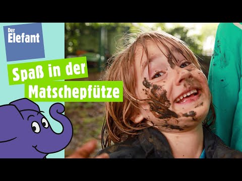 Was kann man bei Regen machen? In der Matschepfütze hüpfen | Der Elefant | WDR