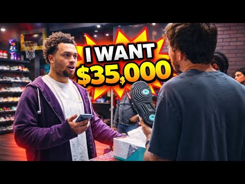 He Wanted $35,000 for INSANE SNEAKER COLLECTION!!