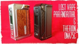 Lost Vape Therion &amp; Paranormal DNA75C - Quick looks and Theme Designer