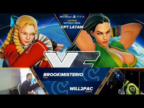 SFV: Brook|Misterio vs Will2Pac - CPT Latin American Finals Top 8 - CPT2016