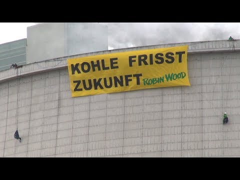 Kohle frisst Zukunft - Besetzung des Kohlekraftwerks Moorburg