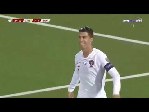 RONALDO🔥ON FIRE vs LITHUANIA - THE BEST EVER?!?