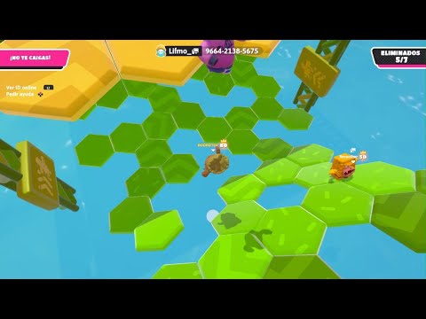 Fall Guys - Campeón 17098 + Tutorial de Jungle wall 50 + 1º por 11719ª vez