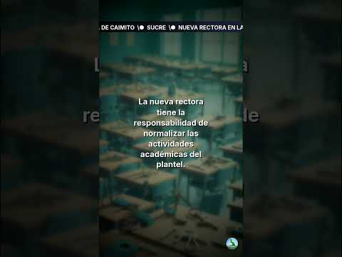 Nueva rectora en la Institución Educativa San Juan Bautista de Caimito