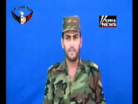 بيان للرائد ماهر النعيمي يتحدث عن إنجازات كتائب الجيش الحر في مختلف الجبهات