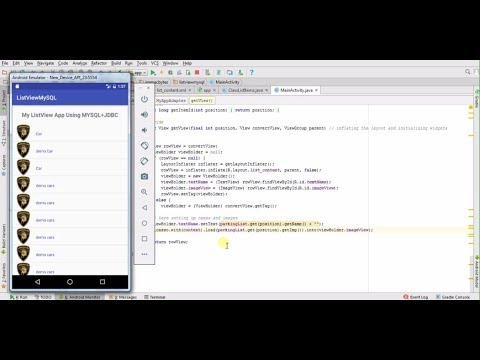 Dynamic ListView with MYSQL Server using JDBC - Android
