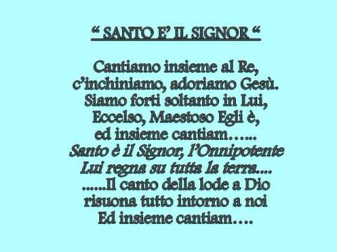 Gruppo " Insieme per Cristo " - Santo è il Signor - (cantici)