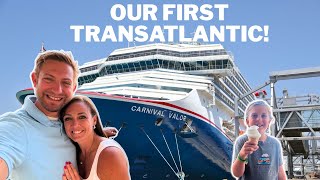 Carnival Valor Transatlantic Cruise Embarkation Day 1!