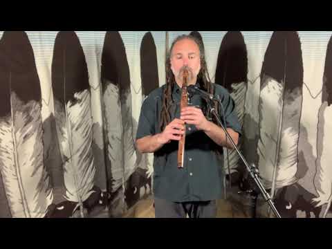 Native American style Hawaiian Koa Horse Flute, G by Singingtree