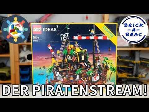 Let's build: LEGO® Ideas 21322 Pirates of Barracuda Bay - live mit Gästen! [BBFH]