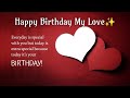 Happy Birthday My Love Long Distance Relationship Birthday Wish Happy Birthday Jaan Status