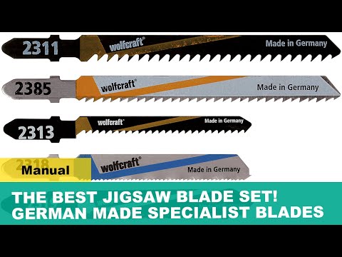 Sticksågblad Wolfcraft Set Multi 5 st