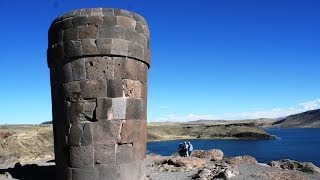 Ancient Energy Generating Towers Of Lake Titicaca Peru