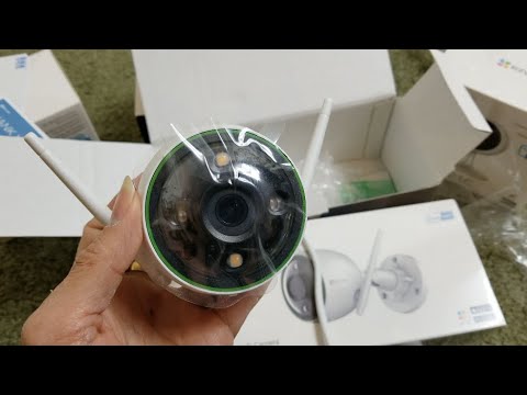 ASMR Unboxing EZVIZ C3N Outdoor & C1C Indoor Security Cameras!